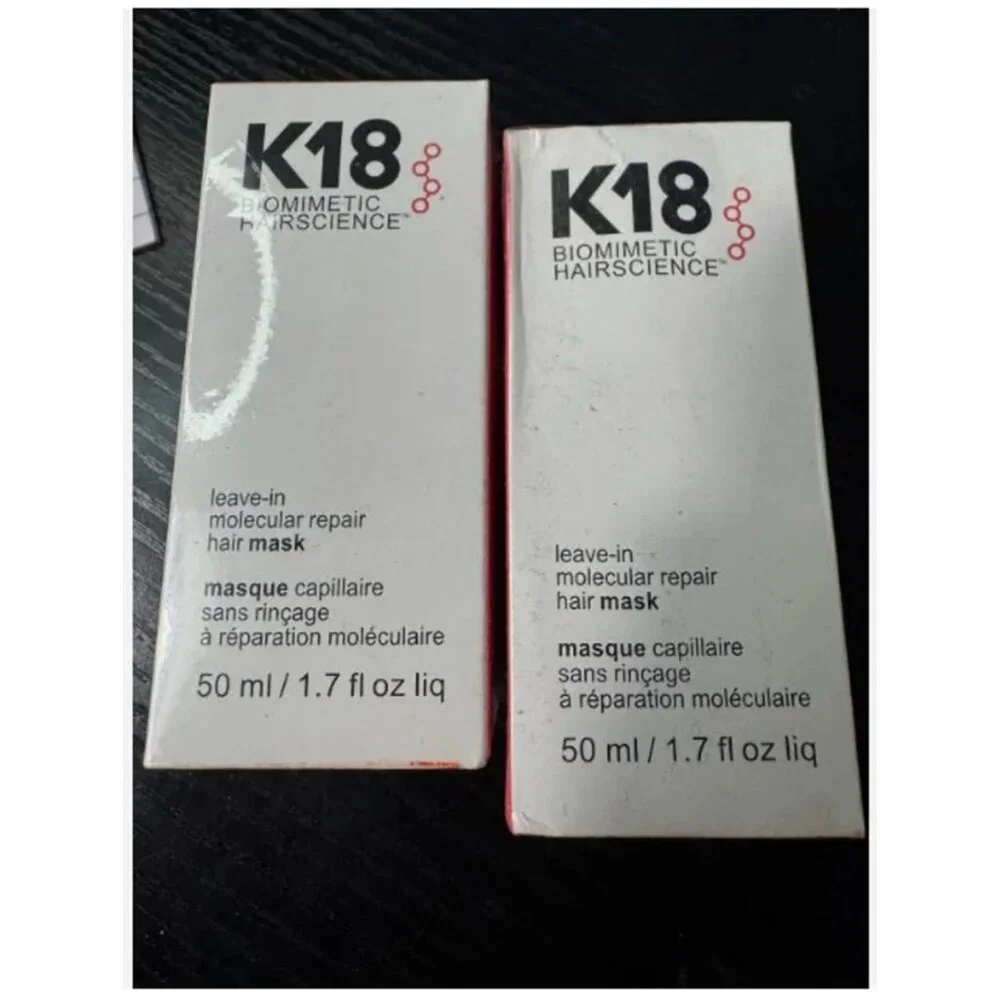 K18 Leave-In Molecular Repair Hair Mask 50ml Salon Hair Treatment 2 Pack - Picture 4 of 4